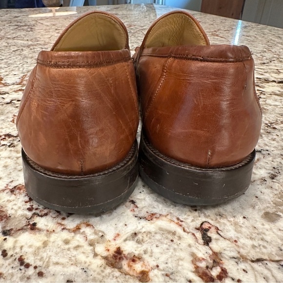 Johnston & Murphy men’s genuine leather dress shoes loafer size 10.5 brown main image 9